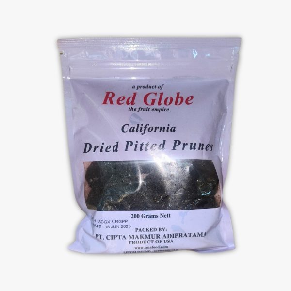 Red Globe Dried Pitted Prunes @250gr x24