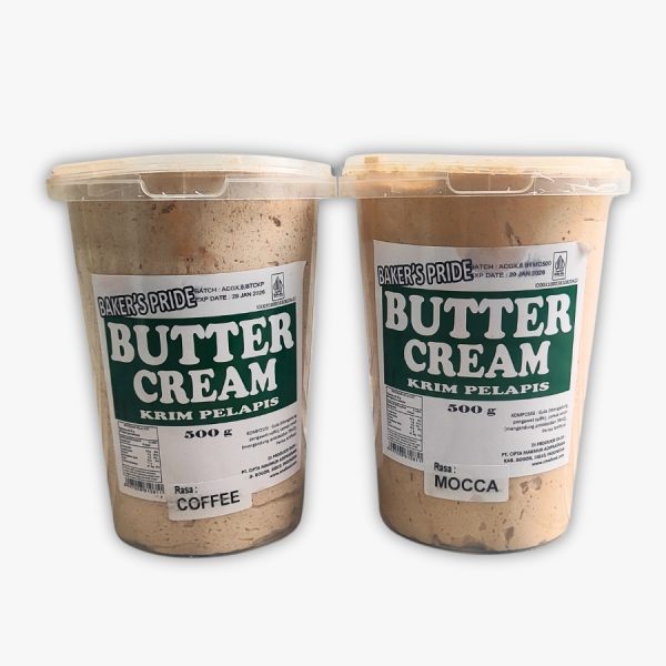 Bakers Pride Butter Cream rasa Mocca @500gr x 12