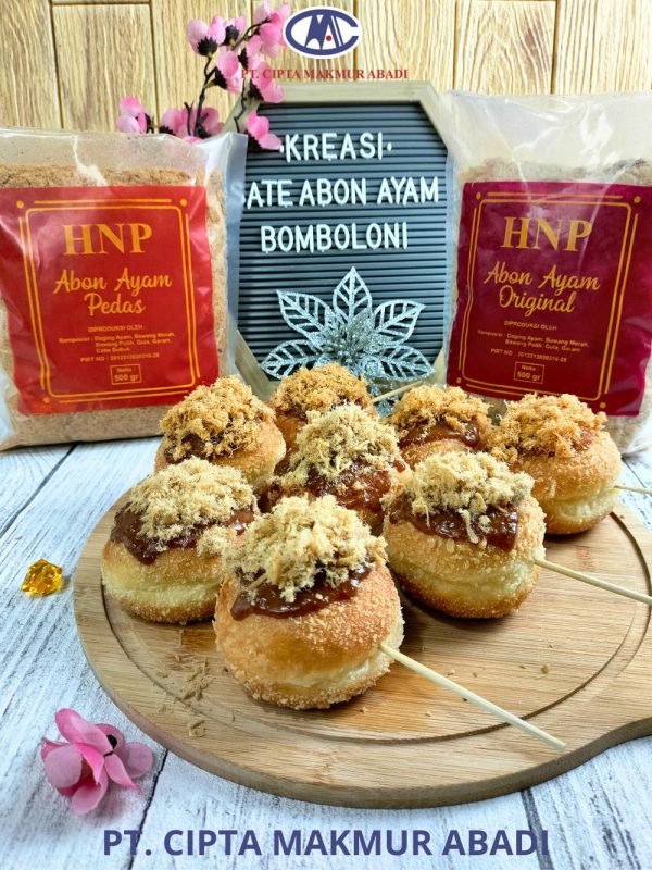 Abon Sapi dan Ayam HNP Original dan Pedas Kemasan 500gr